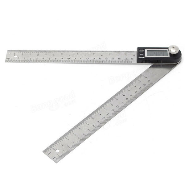 200MM Stainless Steel Electronic Ruler Scale Angle Calipers Digital Display Ruler