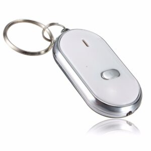 20pcs Whistle Key Finder Keychain Sound LED With Whistle Claps