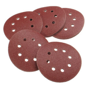 25pcs 125mm 8 Holes Hook Loop Sanding Discs 80 Grit Sander Pad Abrasive Tool