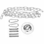 330LB Hammock Chair Hanging Accessories Stainless Steel Swivell Hook Ceiling