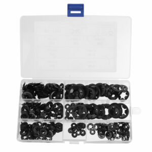 340Pcs Starlock Washers Push On Lock Star Nut Fastener Clips Lock Set M3-M12