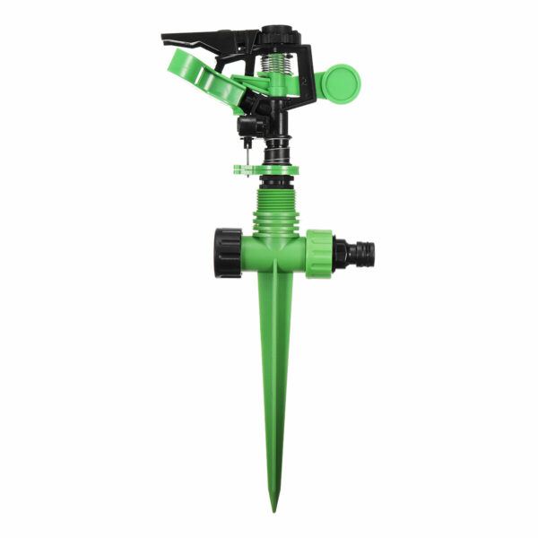 360 Degree Rotatng Water Sprinkle Garden Lawn Sprinkler Watering Impulse Sprinkler ABS+PP