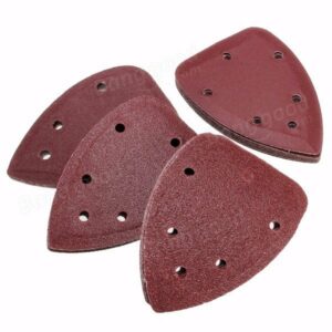 40pcs 60/80/120/240 Grit Mouse Sanding Sheets 140x100mm Triangle Sandpaper Sander Pads