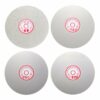 4pcs 6 Inch 600/800/1200/3000 Grit Flat Lap Wheel Lapping Grinding Disc