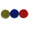 5 Inch Red/Yellow/Blue Bristle Electric Drill Brush Cleaning Brush for Dust Removal