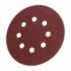 52Pcs Polishing Kit 8 Hole Disc Sandpaper 125mm Brushed Piece Air Milled Flocking Sandpaper Self-adhesive Sandpaper Set