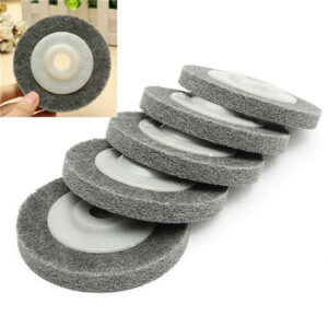 5pcs 4 Inch Fiber Polishing Sanding Discs Set 100mm Metal Wood Buffing Wheel Pads