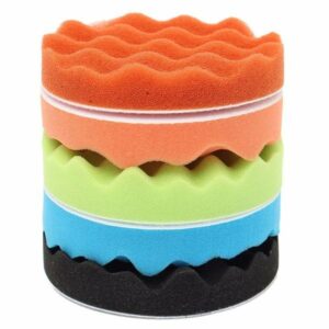 5pcs 6 Inch Sponge Polishing Buffing Pad Kit For Car Polisher