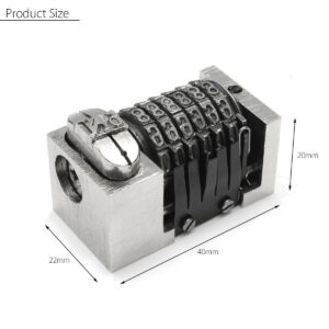 5pcs Roman Font 6 Digits Letterpress Numbering Machine