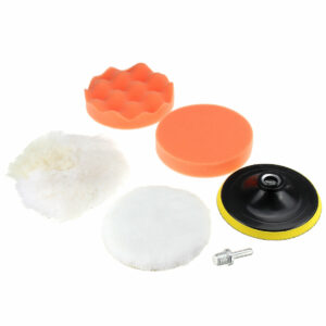 6Pcs 4/5/6/7Inch Car Polishing Disc Self-adhesive Polishing Wax Sponge Wheel Wool Pad