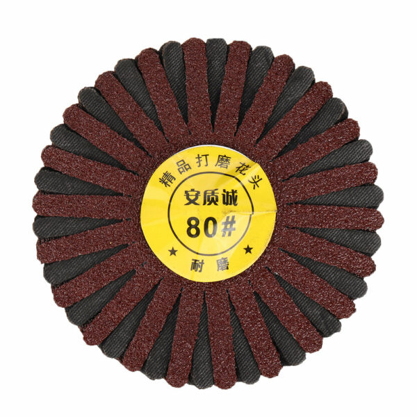 6x80mm Sanding Wheel Sandpaper Drum 80/120/180/320 Grit Polishing Wheel Abrasive Tool