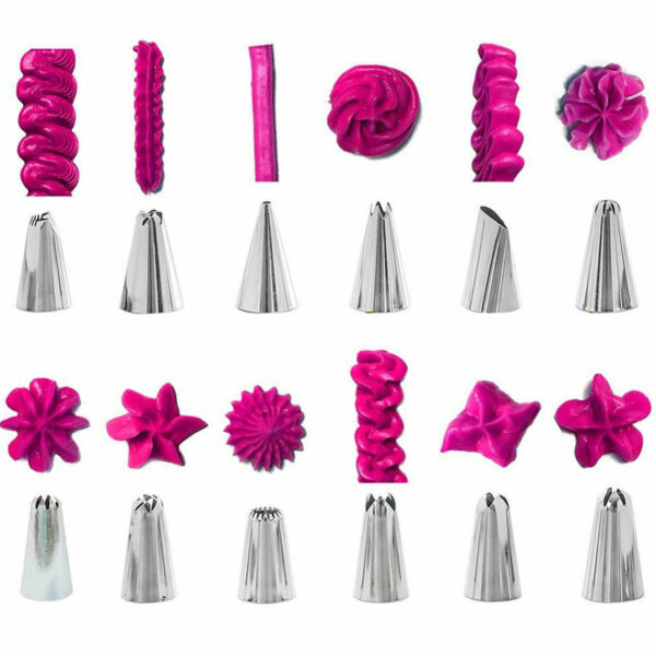 83PCS Cake Decorating Tools Set DIY Cake Piping Tips Turntable Rotating Cake