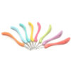 8Pcs Soft Plastic Handle Aluminum Crochet Hooks Knitting Needles Yarn  Crochet Tool