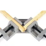 90° Right Angle Aluminum Alloy Woodworking Clamp with Single/Double Handle Vice Holder Tools