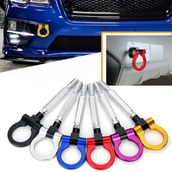 Aluminum Track Racing Sports Car Front Rear Tow Hook Ring for Subaru WRX STI BRZ