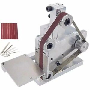 Angle Grinder Grinding Machine Belt Grinder Mini Belt Sander Polishing Grinding Machine Cutter Edge Sharpener