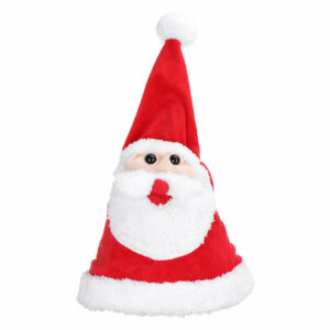 Creative Soft Electric Musical Christmas Hat Size Adjustable Santa Claus Hat