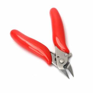 DANIU 3.5inch Diagonal Cutting Pliers Wire Cable Side Flush Cutter Pliers with Lock Hand Tool