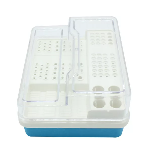 Dental Tools Dental Endo Box Endodontics Disinfection Storage Organizer For RA FG HP