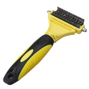 Double Sides Pet Dog Fur Brush Comb Dog Cat Grooming Deshedding Trimmer Tool Pet Rake 12/23 Blades