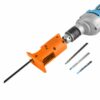 Drillpro Reciprocating Saw Attachment Adapter Change Electric Drill Into Reciprocating Saw for Wood Metal Cutting