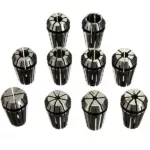 ER16 10Pcs Spring Collet Set For CNC Milling Lathe Tool