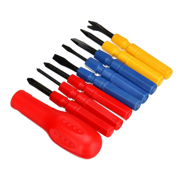 JETECH 8 In 1 Family Screwdrivers Set Magnetic Screwdriver Set Chrome Vanadium Steel Repair Tool