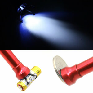 Magnet Flexible Pick Up Tool Grabber Reacher Magnetic Long Spring Grip Home Toilet Gadget Sewer Cleaning Pickup Tools 4 Claw + LED Light