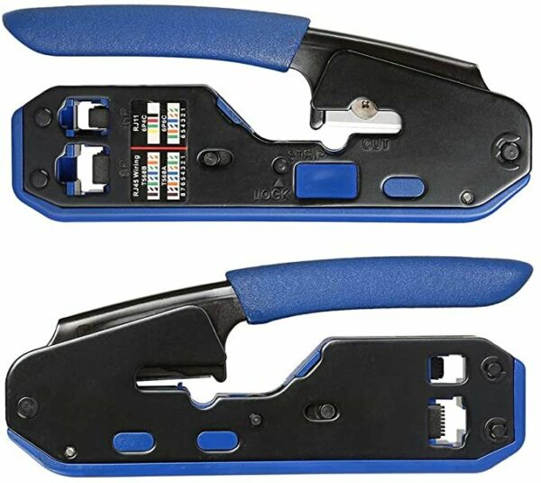 Modular Crimping Tool for RJ45 and RJ11