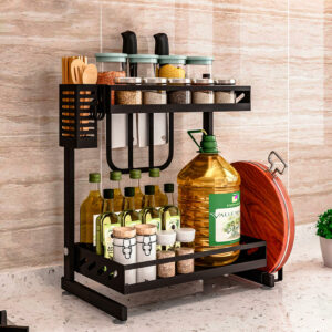 Multi-functional Storage kitchen Rack Microwave Oven Shelving Unit Bathroom Storage Shelf Kitchen Storage Container