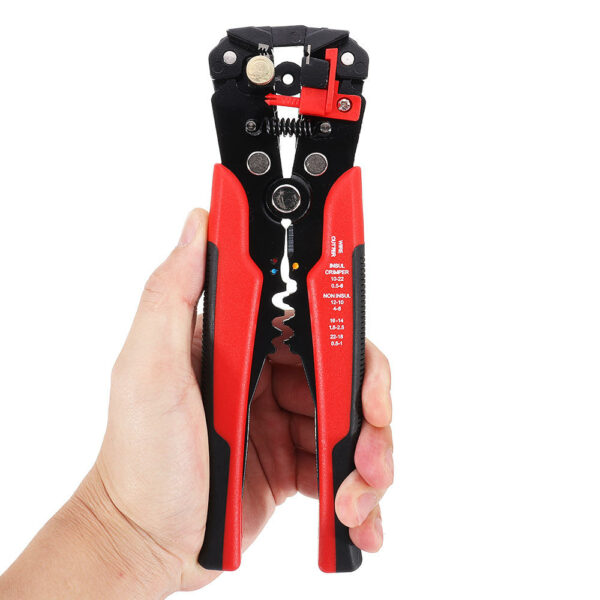 Multifunctional Stripping Tool Automatic Adjusting Wire Stripper Crimping Plier Terminal 0.2-6.0mm² 24-10AWG