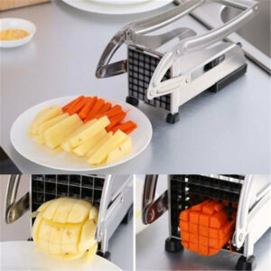 Potato Chipper Chopper Slicer Tool French Fries Chip Fruit Vegetable Cutter