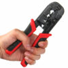 Professional Network Wire Stripper Pliers Crimper Tool for CAT5e/6 RJ45/12/11 22