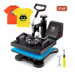 VEVOR 5 IN1 110/220V LCD Screen Display Heat Press Machine Heat Press T-Shirt Sublimation Printer Transfer Printed Equipment