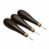 WUTA Leather Craft Tool Diamond Stitching Awl Ebony Blackwood Handle Leather Craft Sewing Awl Kit