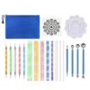 20Pcs Mandala Dotting Tools Set Rock Painting Kit Nail Art Pen Paint Stencil