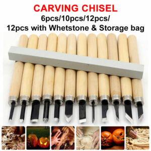 Wood Carving Hand Chisel Woodworking Tool Woodworkers Gouges 6Pcs/10Pcs/12Pcs