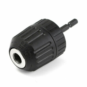 0.8-10mm 3/8 Inch 24UNF Keyless Drill Chuck Converter 1/4 Inch Hex Shank Keyless Chuck Driver