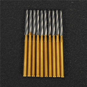 10pcs Tungsten Steel Carbide Dental Burs Drill Bits Tooth Extraction Burs Drills