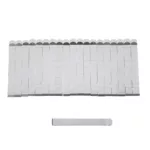 20pcs Stainless Steel Sewing Hemming Clips Measurement Ruler Quilting Supplies Sewing Clip Tools