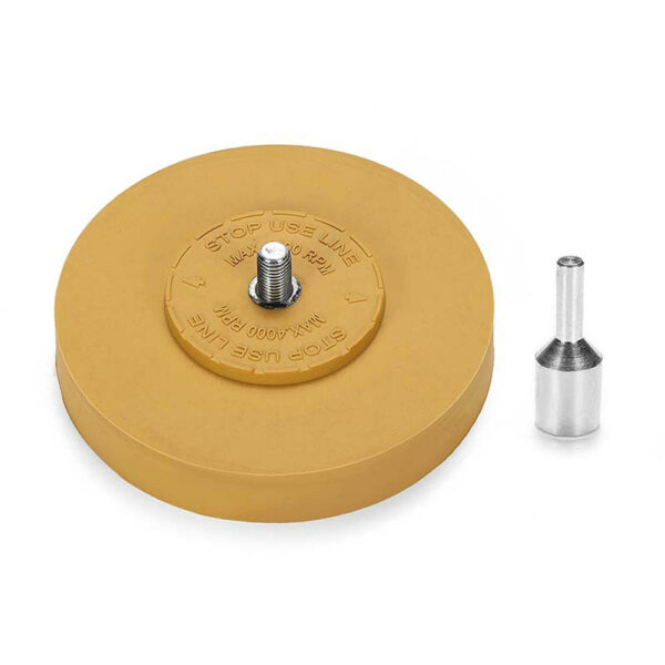 4 Inch Rubber Eraser Wheel Professional Pneumatic Tools Air Tire Buffer Glue for Electric Drill