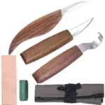 5pcs Wood Carving Knife Chisel Woodworking Whittling Cutter Chip Craft Hand Tool