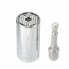 7-19mm Manual Socket Wrench with Screwdriver Bits 290mm Flexible Shaft Extension Screwdriver Bit