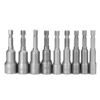 9pcs 6-14mm CR-V Hex Magnetic Power Socket Nut Setters